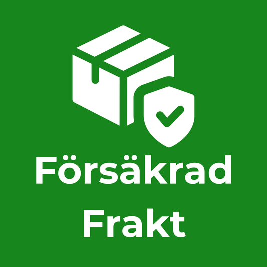 Extra prioritet vid packning och 100% försäkring