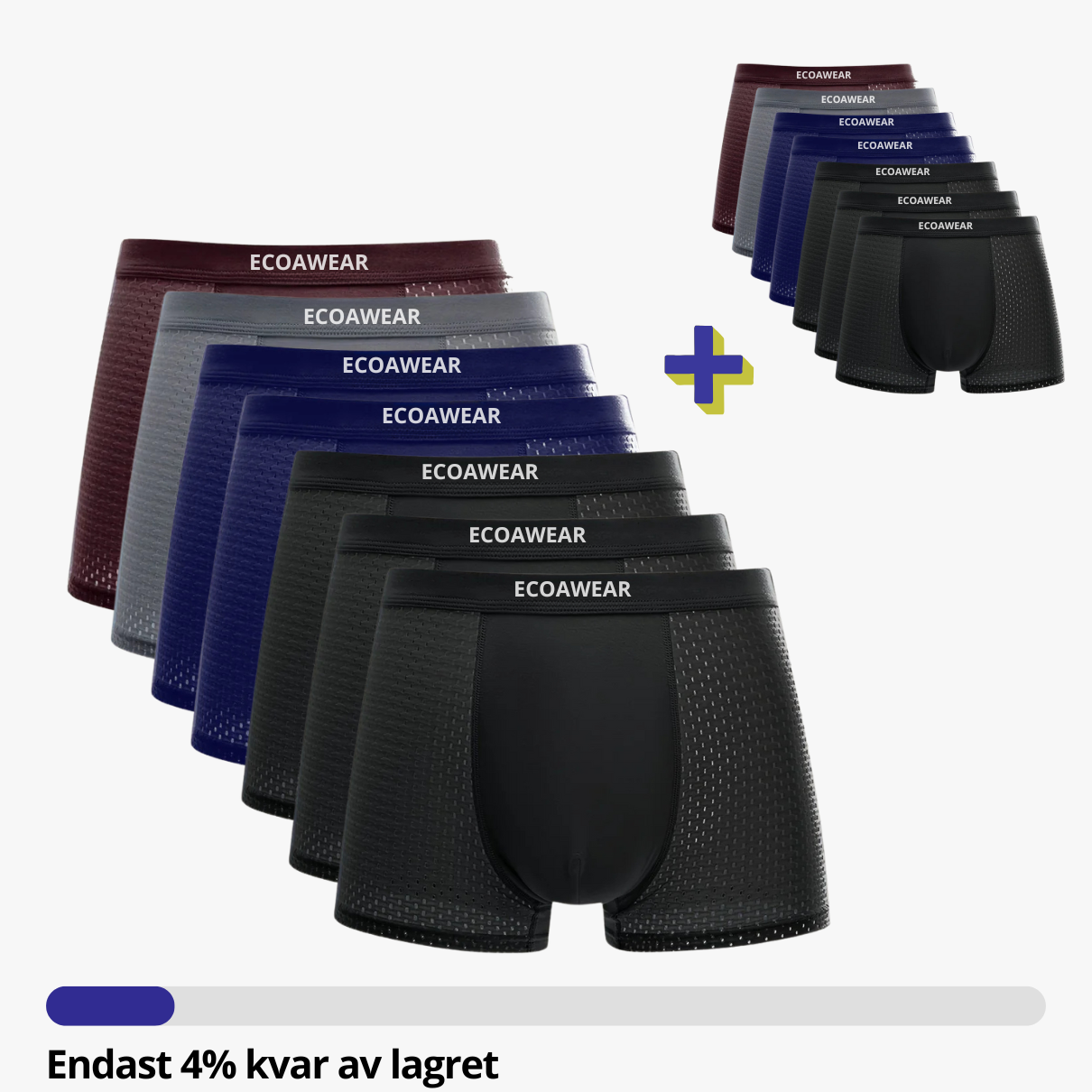 ECOAWEAR® Bambu Boxers 7-pack | Få 7 Extra GRATIS